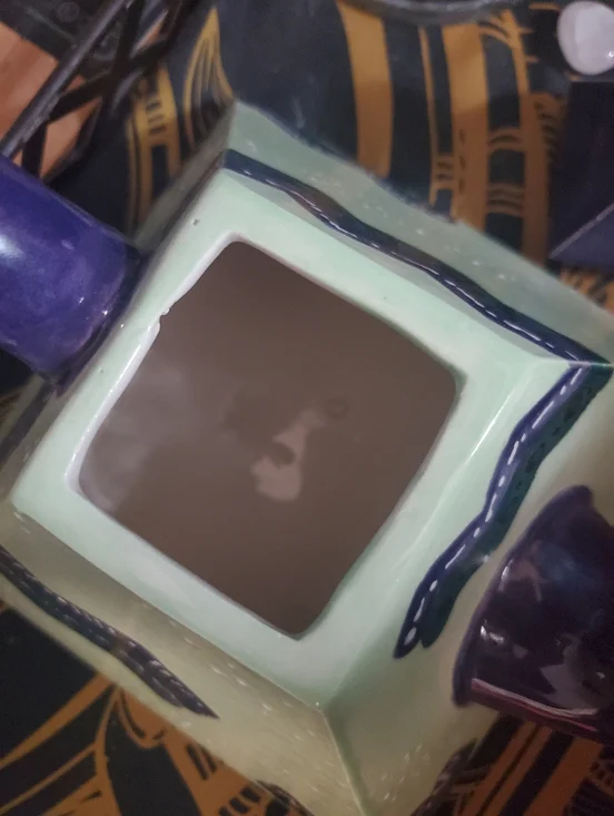 Unique Handmade Pyramid Teapot In Amazing Condition - Picture 5 of 9